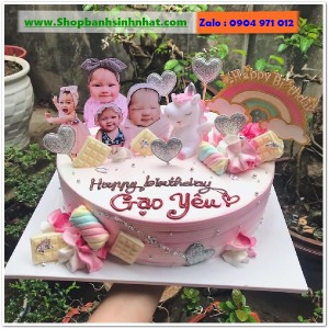 Bánh Sinh Nhật In Hình Ảnh - H616